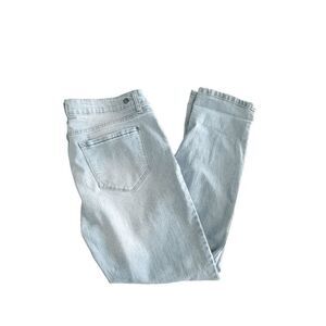 Kensie Womens Denim Jeans Skinny High Rise Light Blue Wash Size 10